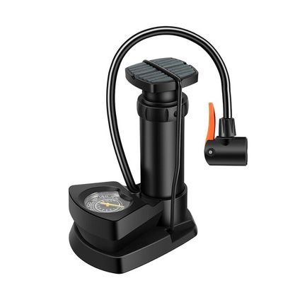 Imagen 2 del producto Bombin Bicicleta De Pie Inflador Balon Medidor Presion