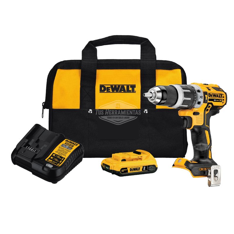 DEWALT - Taladro Percutor Xr 20v Dewalt Dcd796d1 1 Bateria