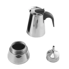 GENERICO - Cafetera Italiana Acero Inoxidable Capacidad 6 Tazas