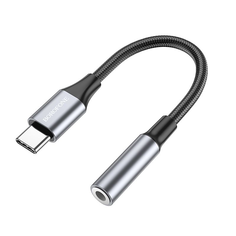 HOCO - Adaptador De Audio Tipo-C A Jack 3.5mm Para Samsung iPhone 15 Bv16