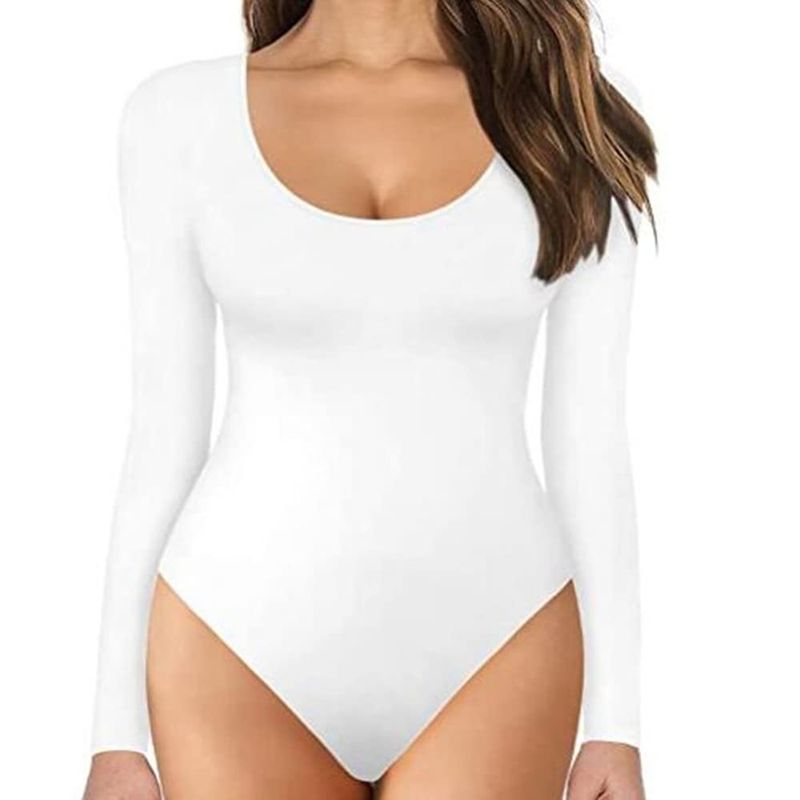 EVERSO - Body Mujer Manga Larga Ajustable