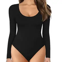 EVERSO - Body Mujer Manga Larga Ajustable