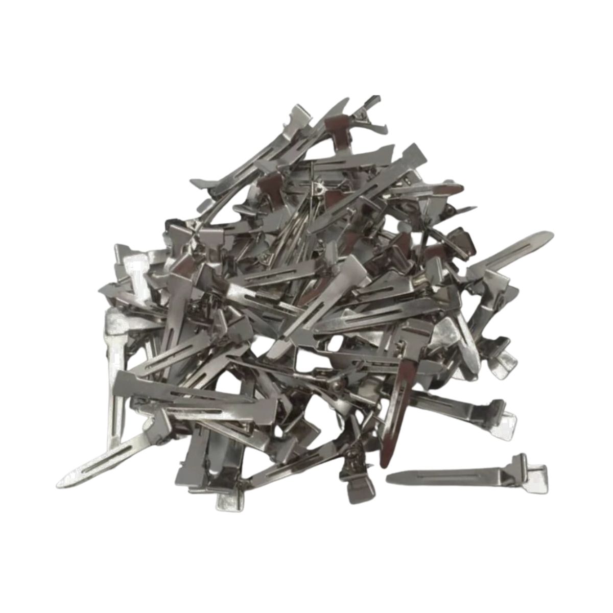 GENERICO - Pack 150 unds Pinzas Metálicas Peluqueria Gms