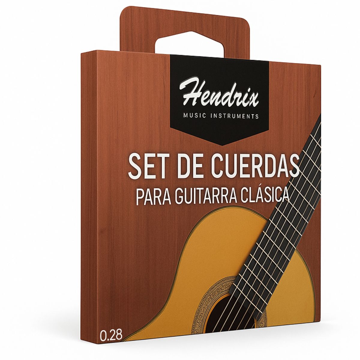 HENDRIX - Cuerda De Guitarra Clasica Hendrix Nylon Cristal 0.28 Hx0037