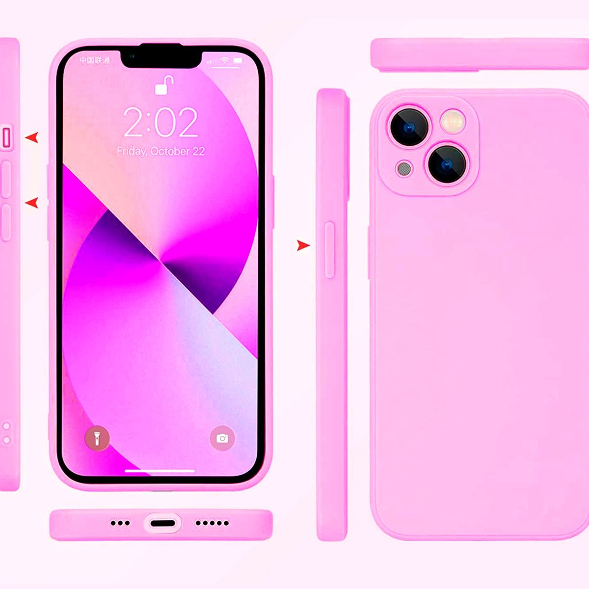 XUNDD - Carcasa para iPhone 13 Mini Silicona Antideslizante Suave