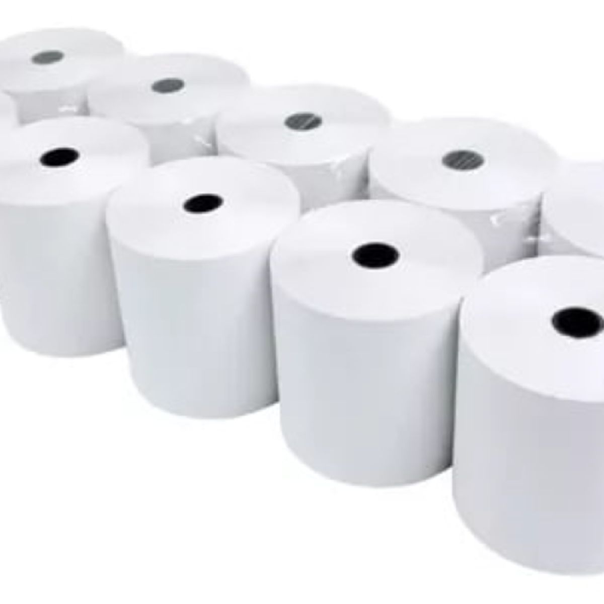 DBLUE - Rollos Térmicos 80 x 80 mm Papel Térmico De 65 g 10 Unidades