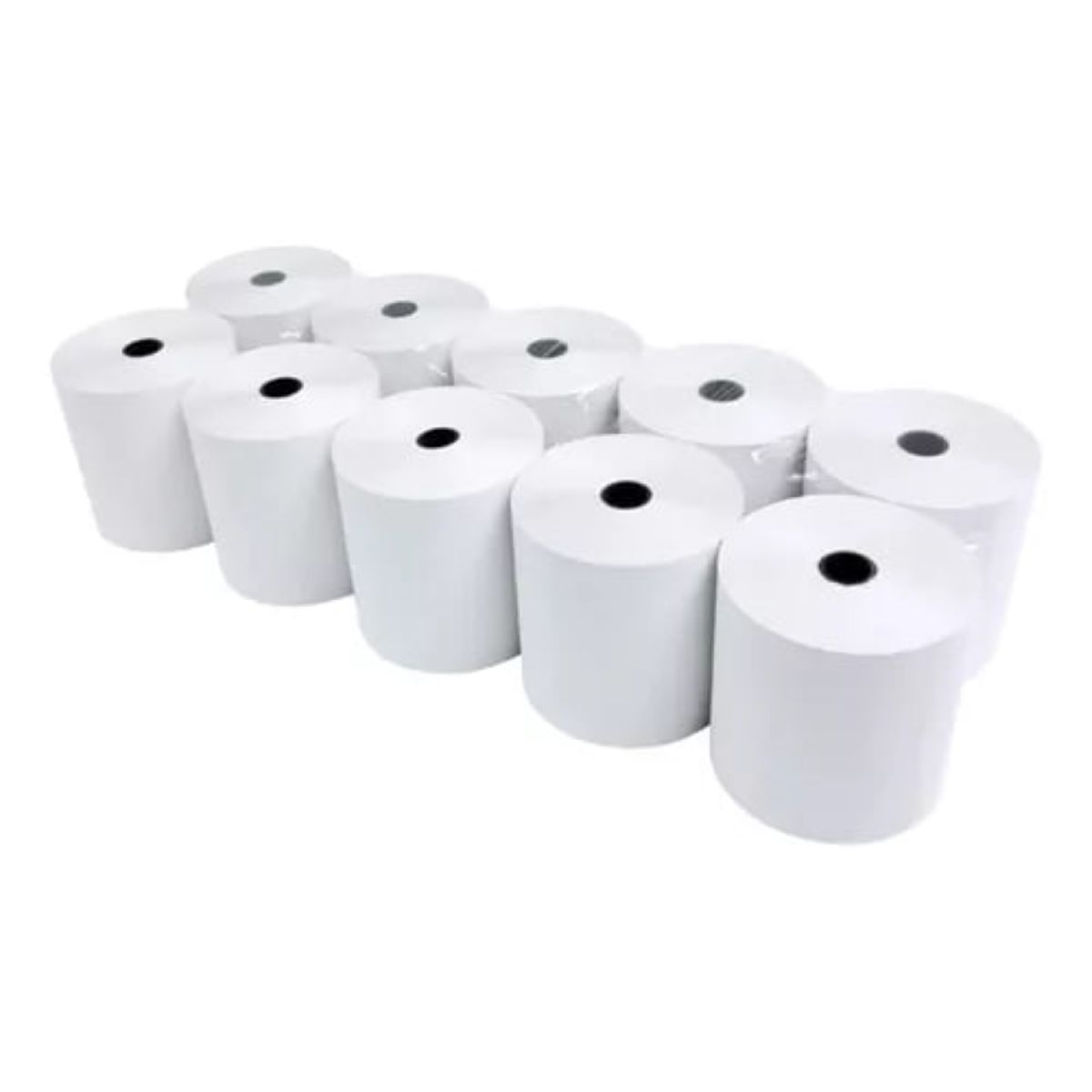 DBLUE - Rollos Térmicos 80 x 80 mm Papel Térmico De 65 g 10 Unidades