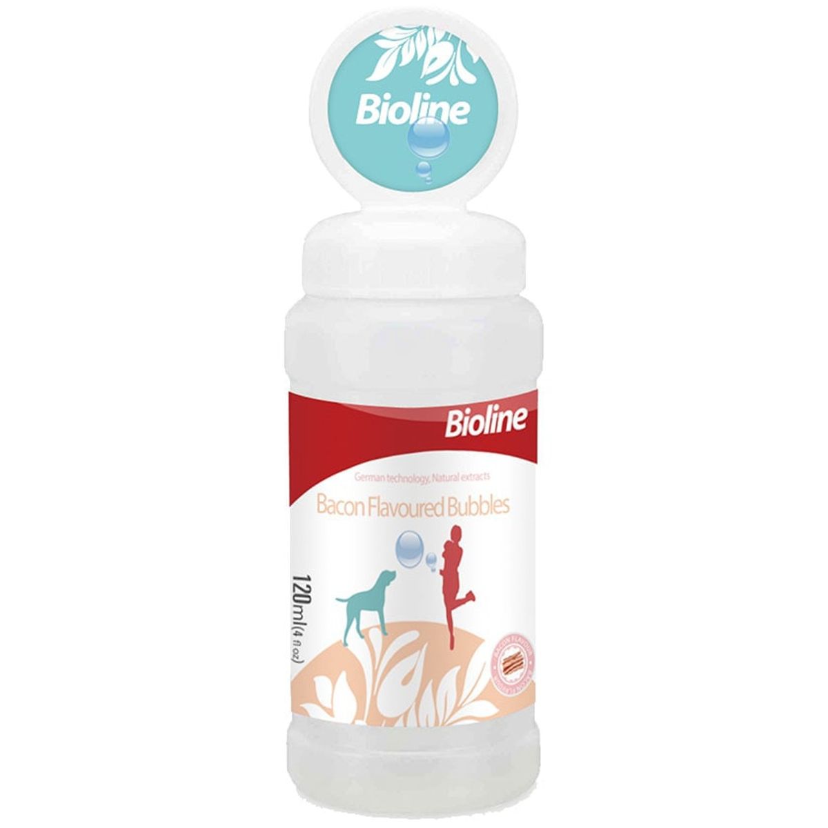 BIOLINE - Burbujas Bioline Bacon Bubbles Sabor Tocino Para Perro 120Ml