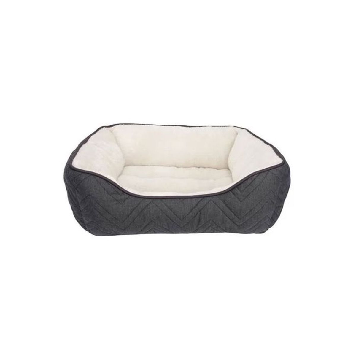 DOG IT - Cama Para Perro Dogit Dreamwell Rectangular Gris Blanco