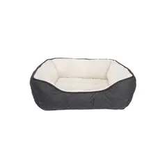 DOG IT - Dreamwell Dogit Cama Perro Rectangular Color Gris con Blanco