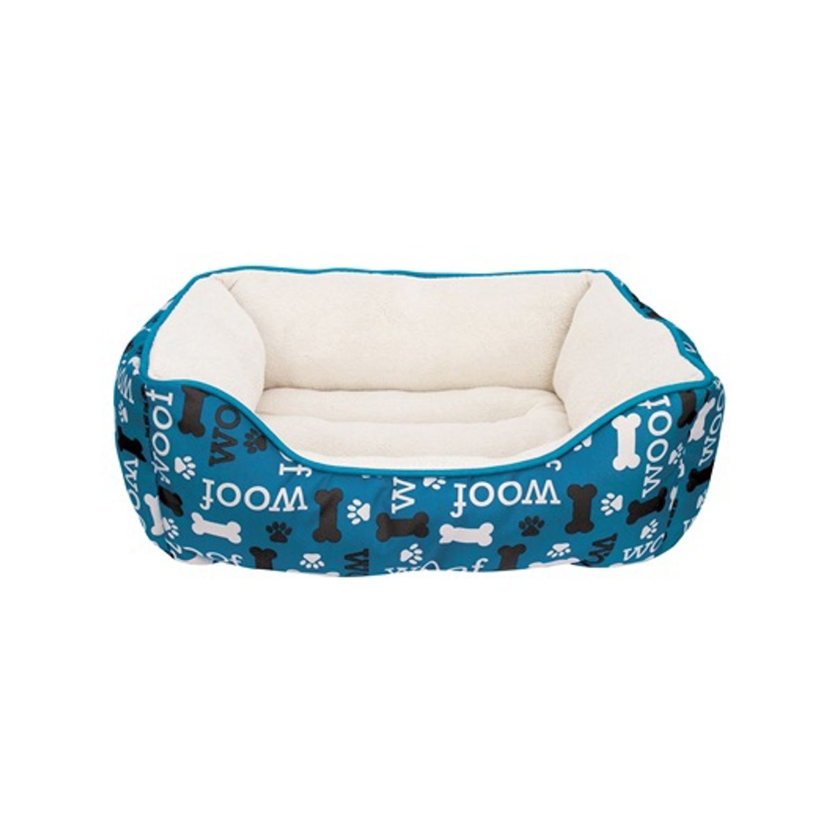 DOG IT - Cama Para Perro Dogit Dreamwell Rectangular Woof Azul
