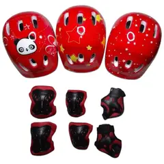 GENERICO - Kit De Protectores Casco Para Niños Patines O Bici
