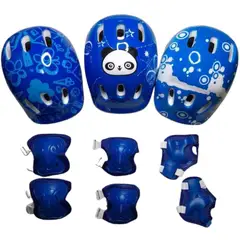 GENERICO - Kit De Protectores Casco Para Niños Patines O Bici