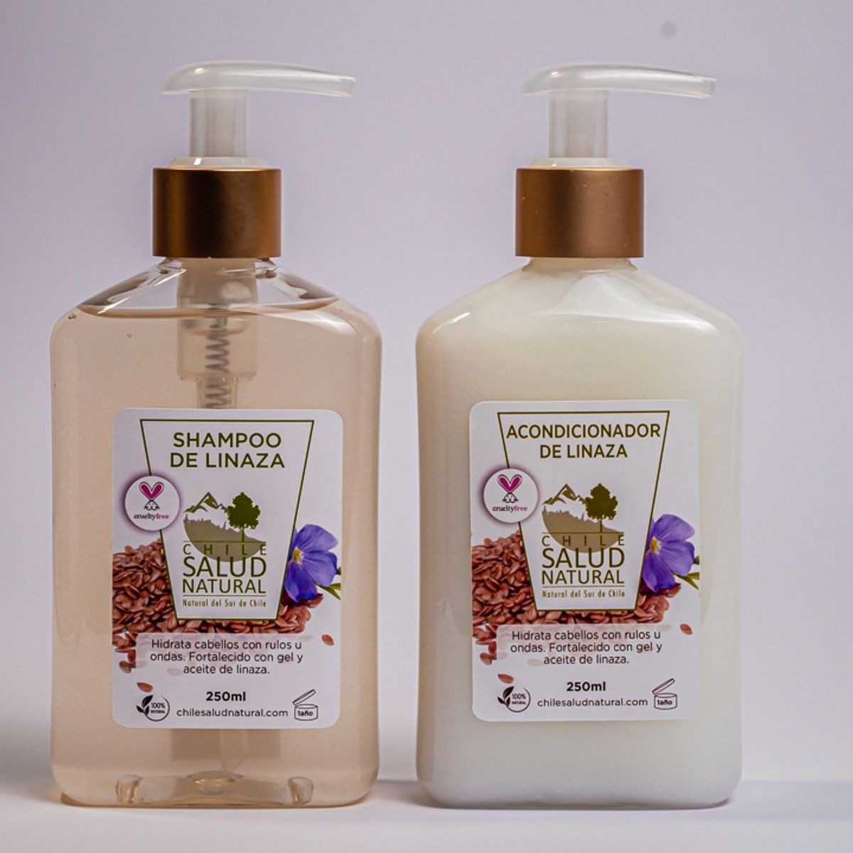 GENERICO - Shampoo y acondicionador de Linaza Chile Salud Natural