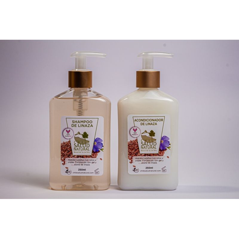 GENERICO - Shampoo y acondicionador de Linaza Chile Salud Natural