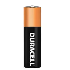 DURACELL - Pila AA (Doble A) Alcalina 1.5V de Larga Duración - Negro