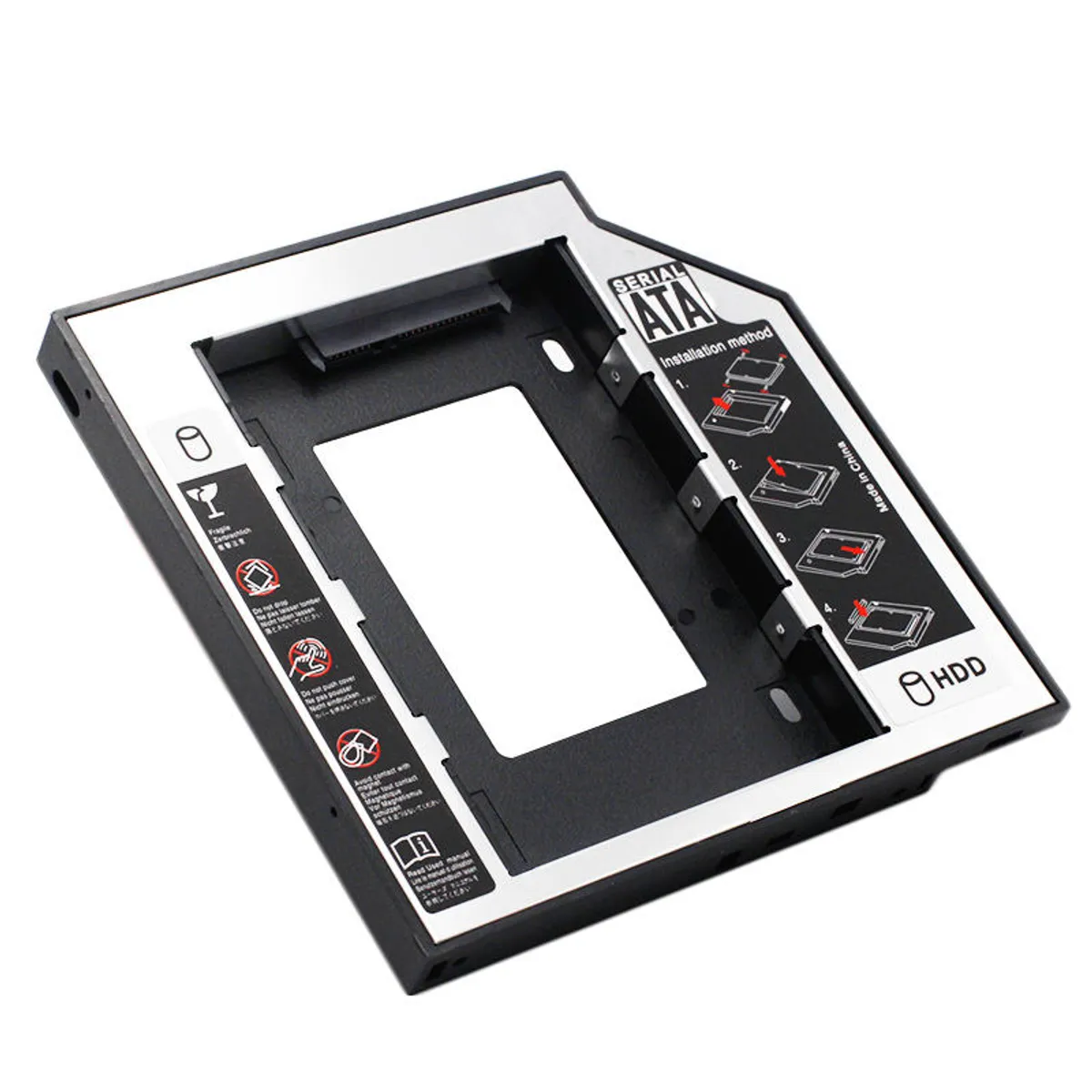 TECMASTER - Caddy para Disco SSD o HDD de 2.5" SATA / 9.5mm High Speed
