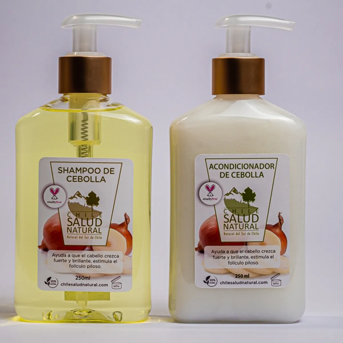 GENERICO - Shampoo y acondicionador de Cebolla Chile Salud Natural