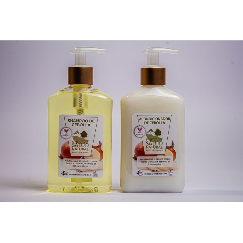 GENERICO - Shampoo y acondicionador de Cebolla Chile Salud Natural