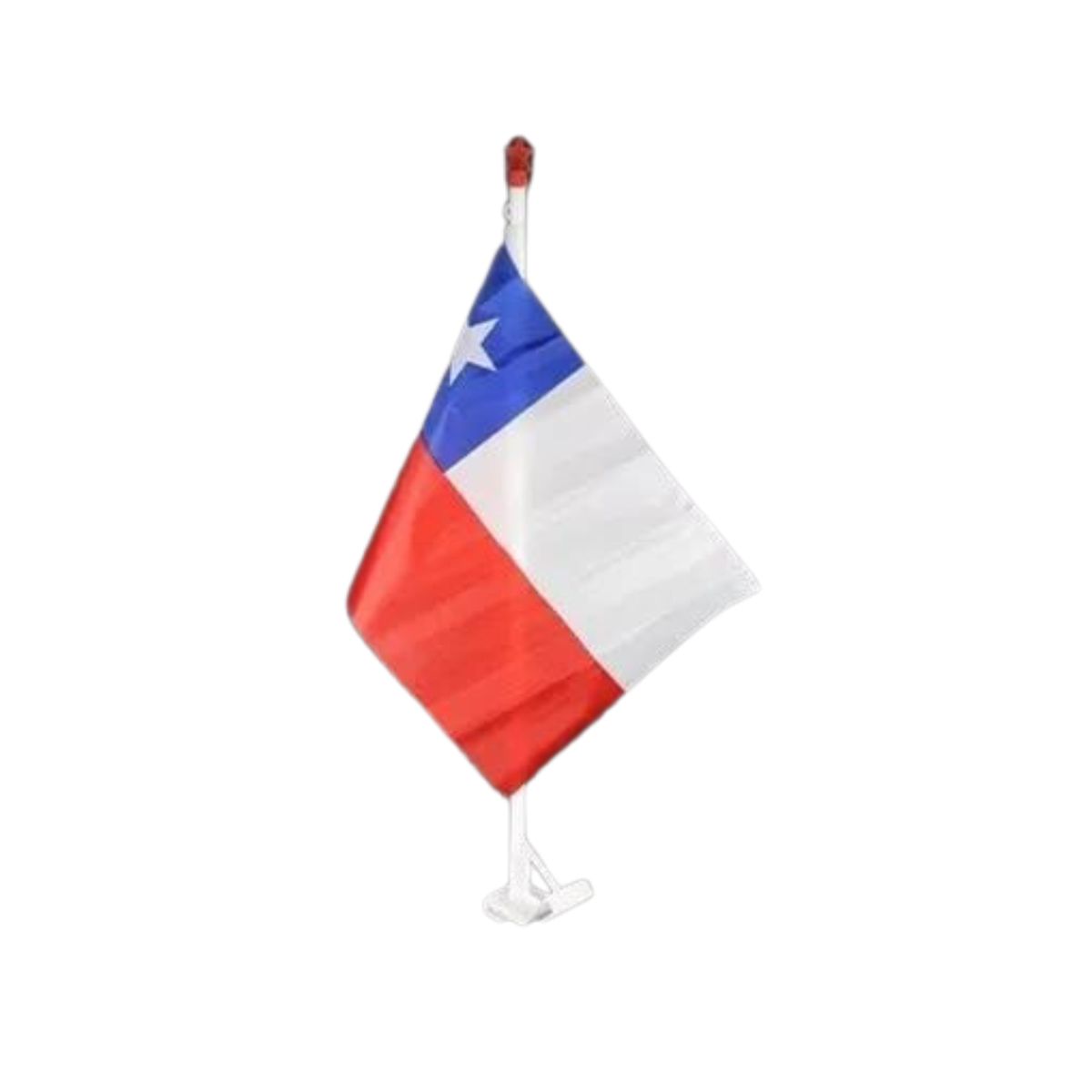 EKOL TACTICA MILITAR - Pack 12 Banderas De Chile Auto Fiestas Patrias Banderin
