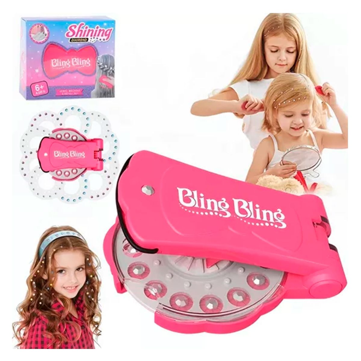 GENERICO - Máquina 180 Gemas Stickers Decorativos Para Niñas