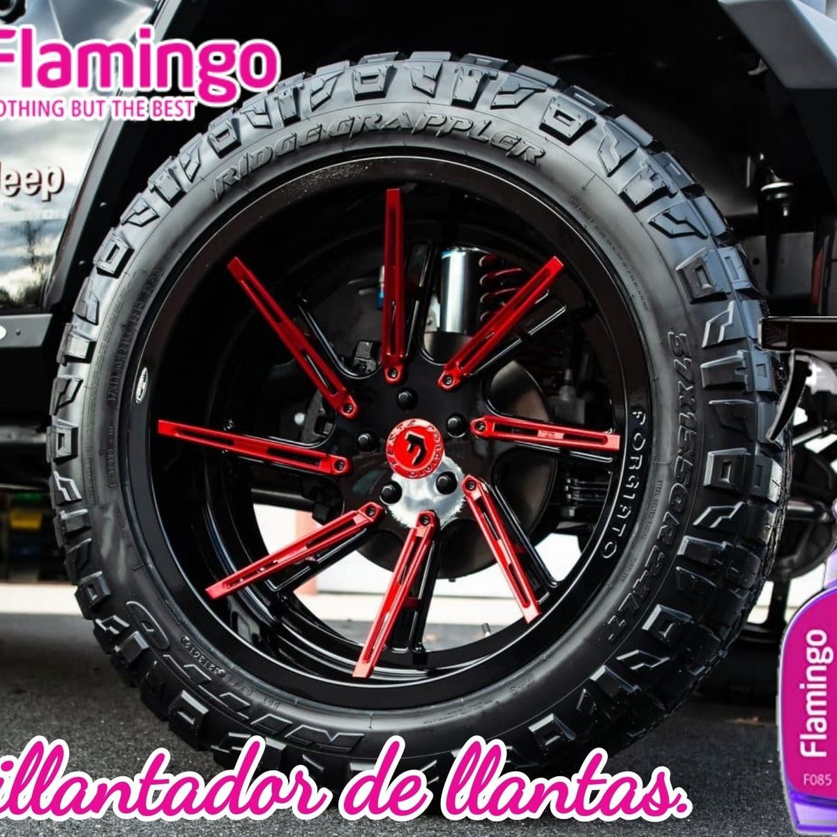 FLAMINGOS - Abrillantador De Neumáticos Profesional 500ml Flamingochile