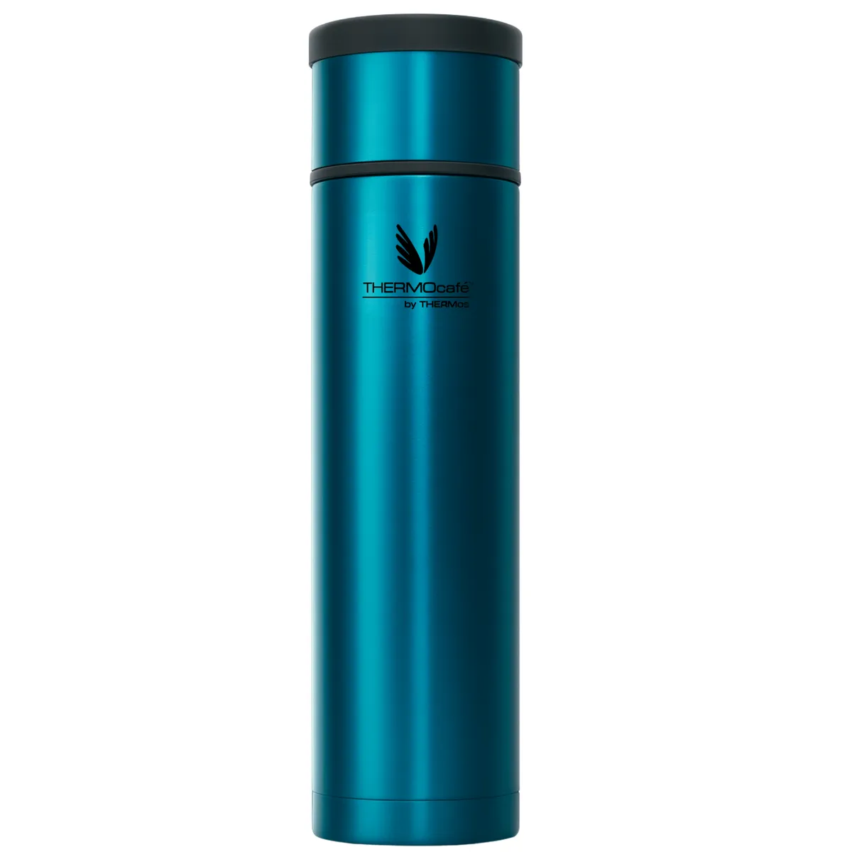 THERMOS - Termo Premium de Acero Inoxidable 1L Azul Metalizado 12H/24H