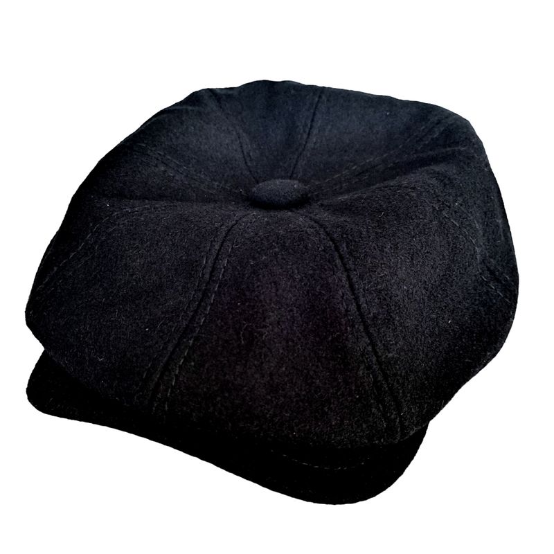 LUCIA CORBATAS - Boina hombre Bristol Negra Luciacorbatas