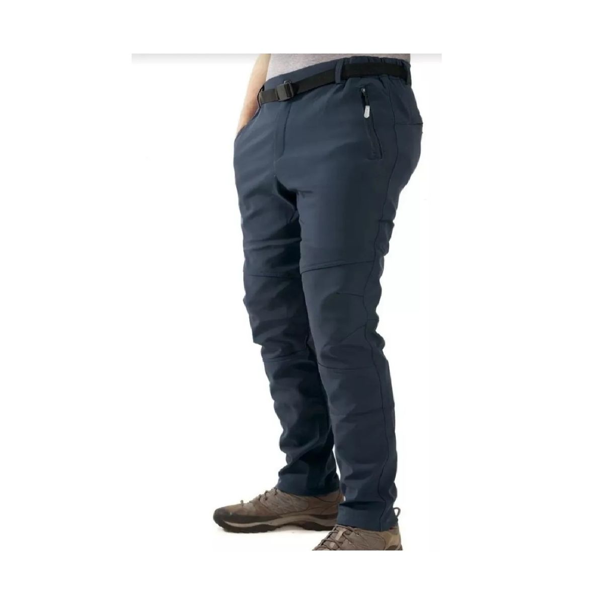 GENERICO - Pantalon Softshell Hombre Termico Impermeable Para Nieve Azul Marino
