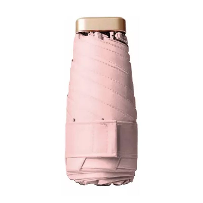 GENERICO - Paraguas Portátil Con Protección Uv Rosado