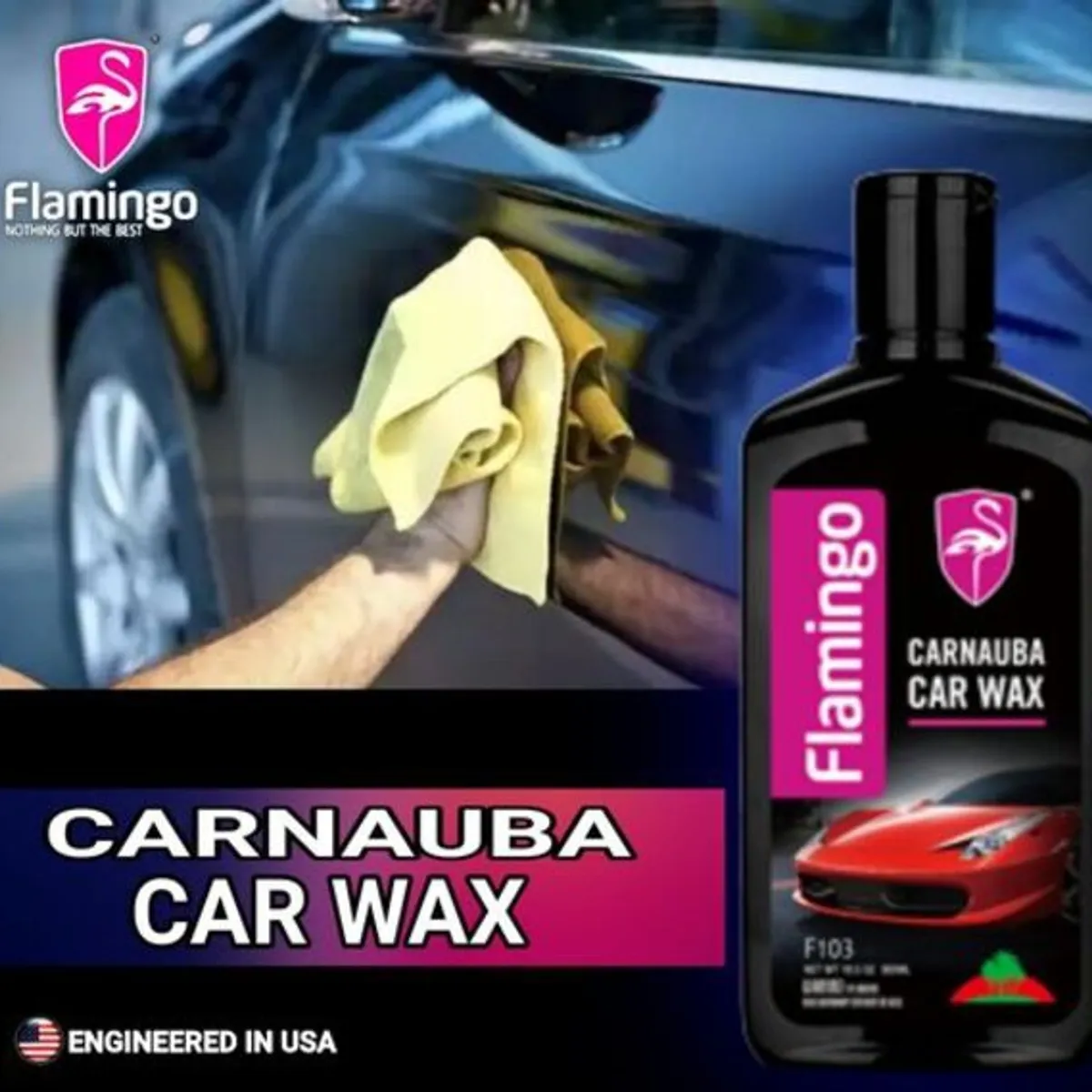 FLAMINGOS - Cera Liquida Carnauba 300ml Flamingochile