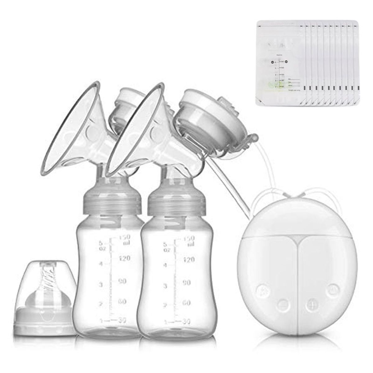 EVERSO - Extractor De Leche Electrico Doble Bomba Sacaleche Usb