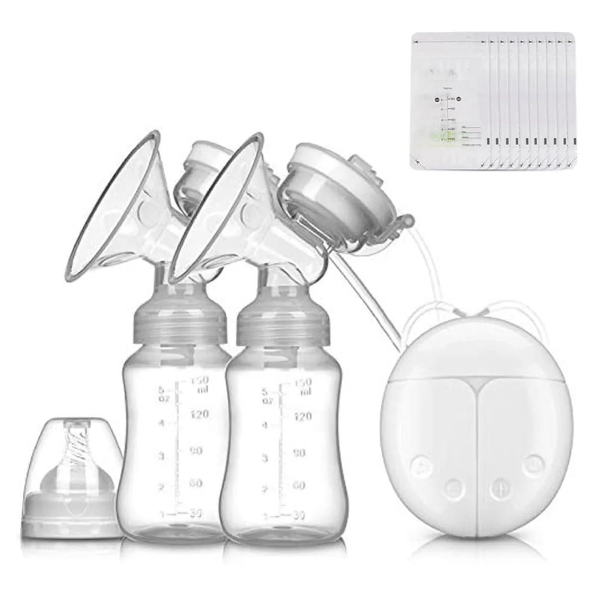 EVERSO - Extractor De Leche Electrico Doble Bomba Sacaleche Usb