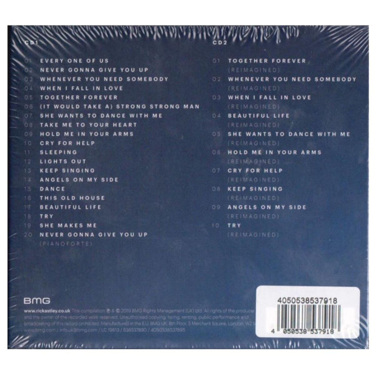 HITWAY MUSIC - RICK ASTLEY - THE BEST OF ME (2CD) - CD HITWAY MUSIC