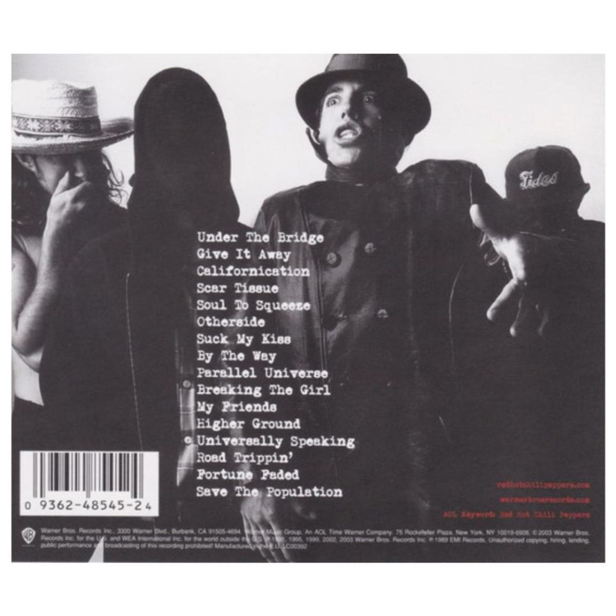 HITWAY MUSIC - RED HOT CHILI PEPPERS - GREATEST HITS - CD HITWAY MUSIC