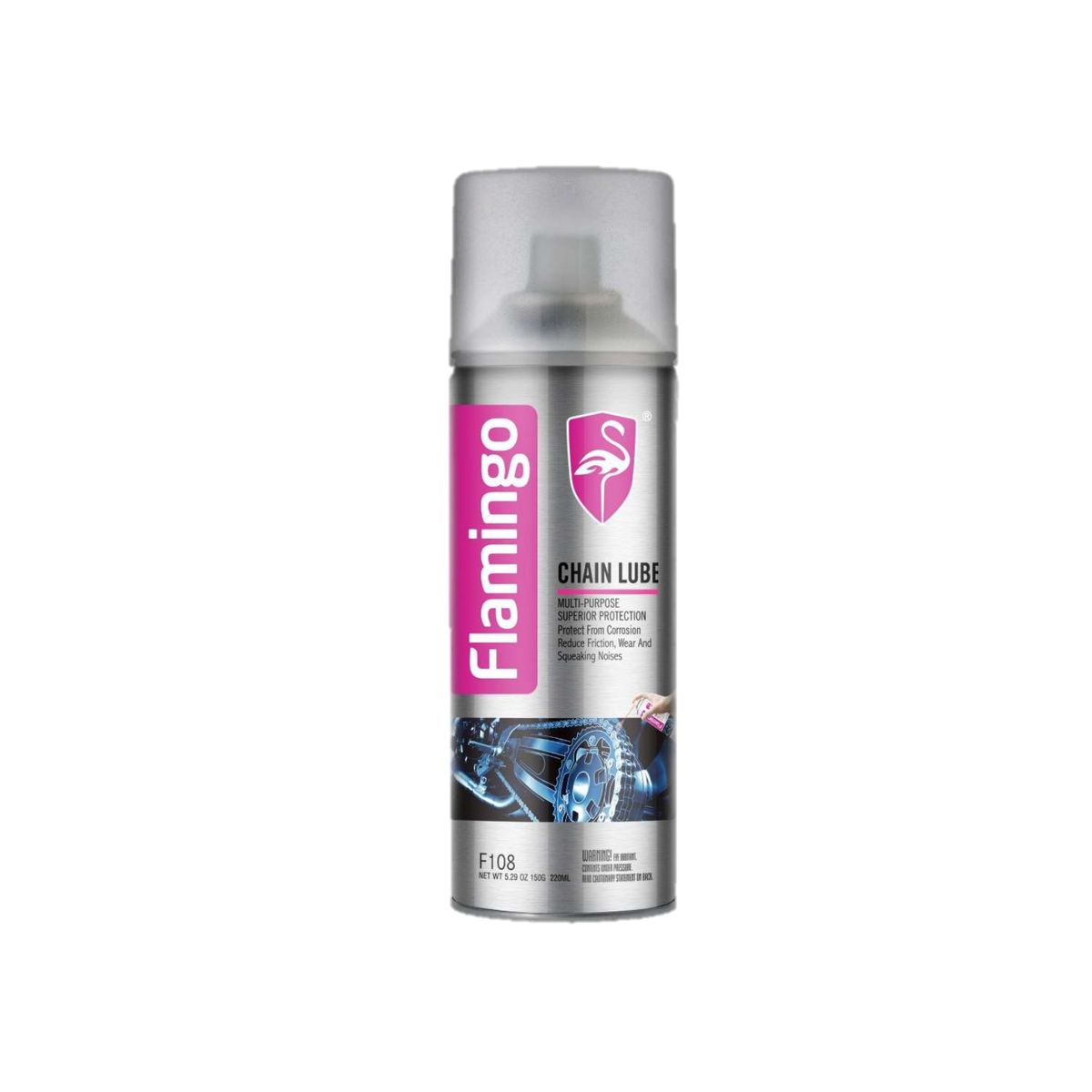 FLAMINGOS - Lubricante de Cadena 220 ML Flamingochile