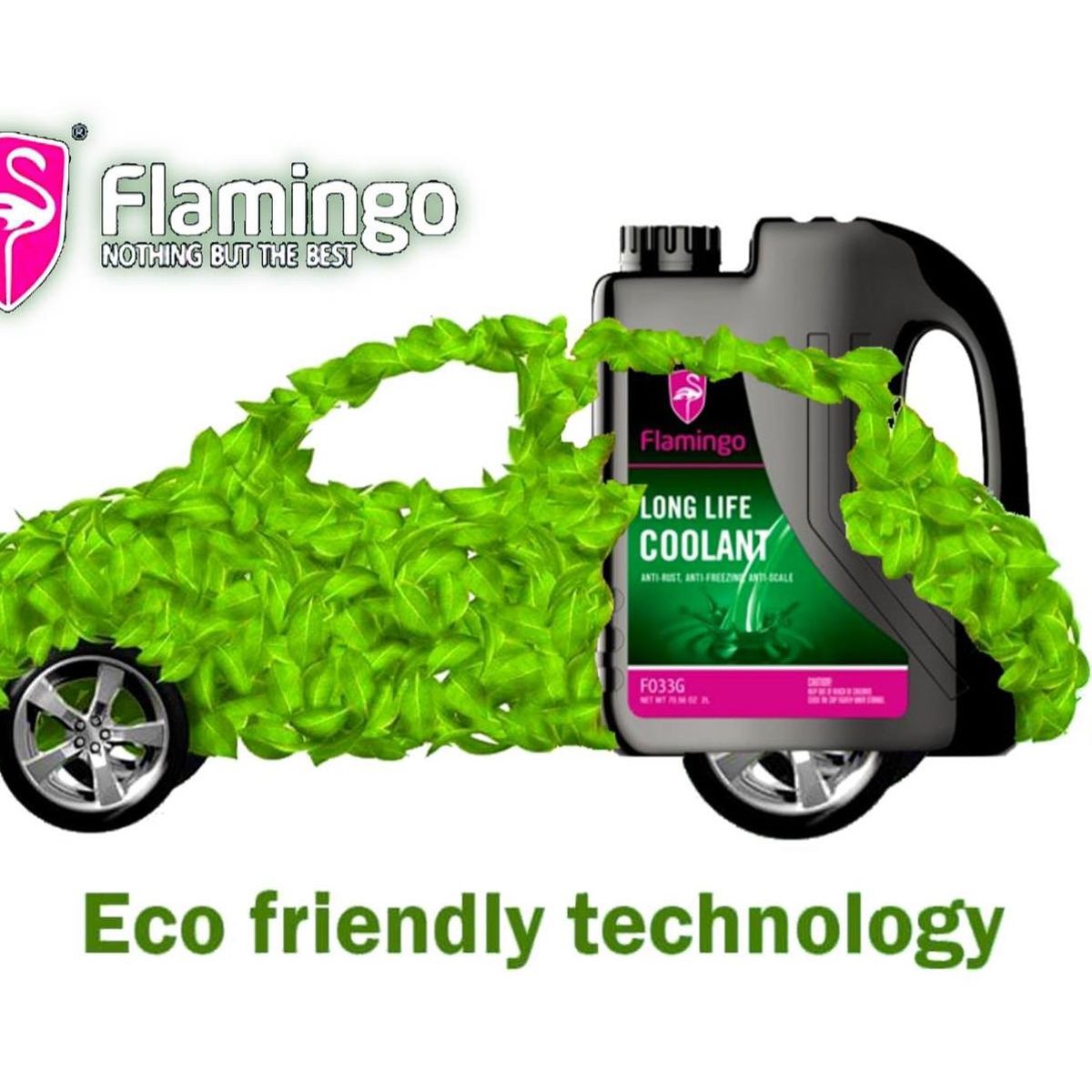 FLAMINGOS - Coolant Rojo 1 Litro Flamingochile