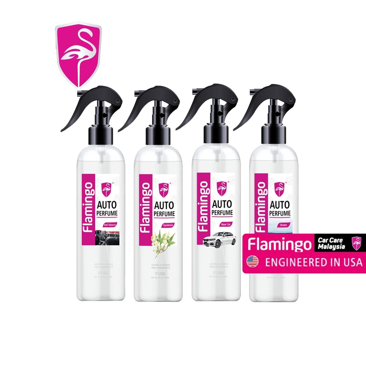 FLAMINGOS - Perfume De Auto Aroma Gardenia 250 Ml Flamingochile