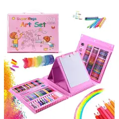 GENERICO - Maleta De Lapices Para Niños Set De 208 Lapiz