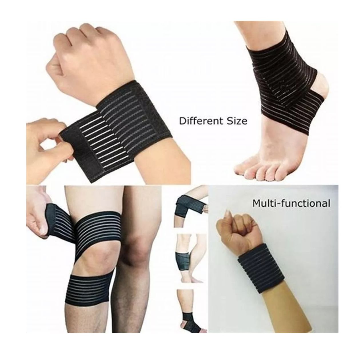 GENERICO - Tobillera  Venda Para El Tobillo Con Velcro  Ajustable