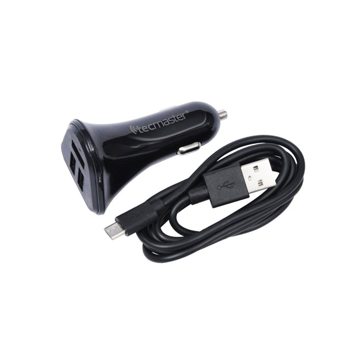 TECMASTER - Cargador Usb para Auto Tecmaster de 3A con Carga Rapida 200508