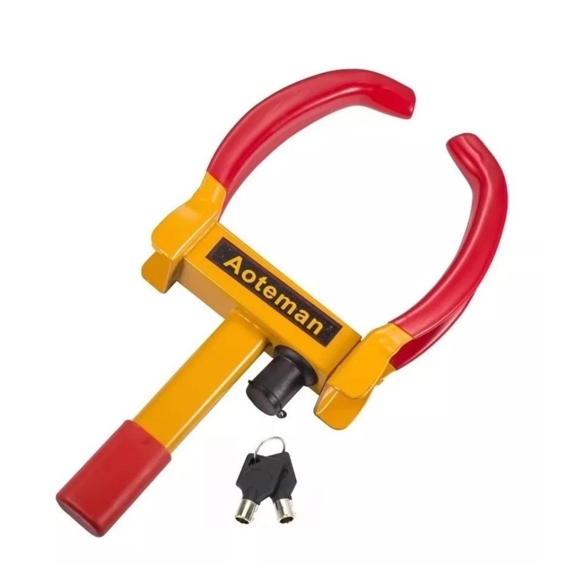 GENERICO - Traba Ruedas Pitbull Grande Antirrobo Auto Ajustable