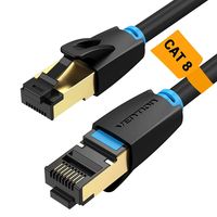 CABLE RED 1.5 M LAN ETHERNET CAT8 40GBPS 2000MHZ RJ45
