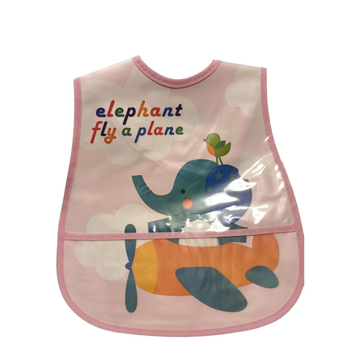 TEDMIMAK - babero impermeable sin manga alimentacion Bebé con velcro