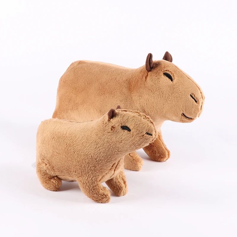GENERICO - Pack Peluche de Tierno Capibara 18 CM + 30 CM-