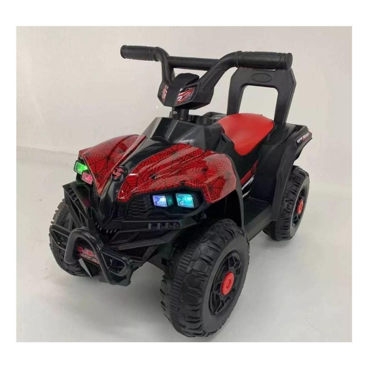 GENERICO - Moto eléctrica a bateria cuatro ruedas para niños  Rojo