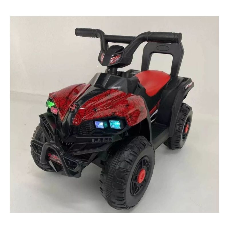 GENERICO - Moto eléctrica a bateria cuatro ruedas para niños  Rojo
