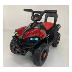 GENERICO - Moto eléctrica a bateria cuatro ruedas para niños Rojo