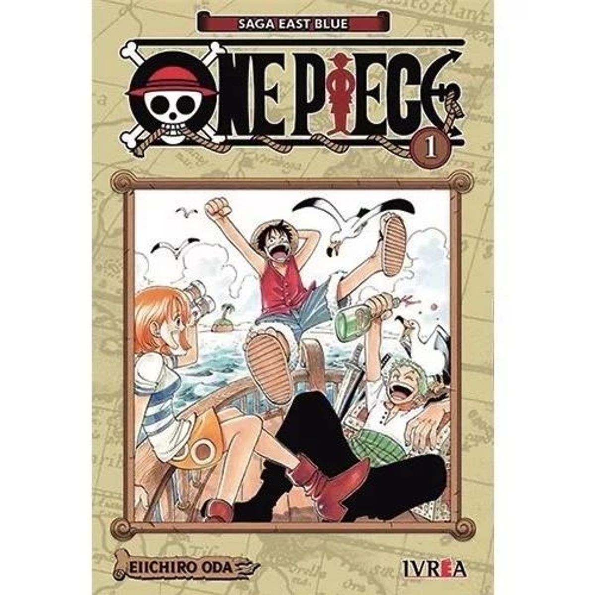 IVREA - Manga One Piece - Tomo 01 - Ivrea Argentina