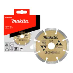 MAKITA - Disco Diamantado Segmentado 105x20mm + Anillo D-42531